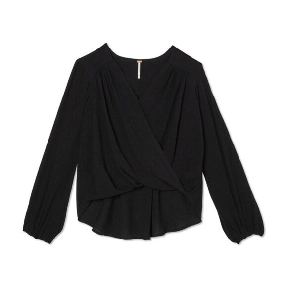 🎁  Free People Check On It Wrap Top - Picture 4 of 8